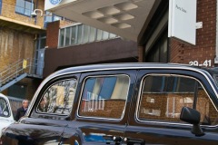 Cabalcade - the parade arrives at the LTC dealership in Brewery Road