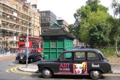 The cab shelter at Russell Square, the venue for several visits by LVTA members