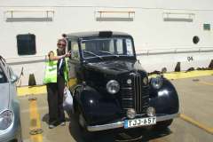 This Austin FX3 lives in Northern Italy